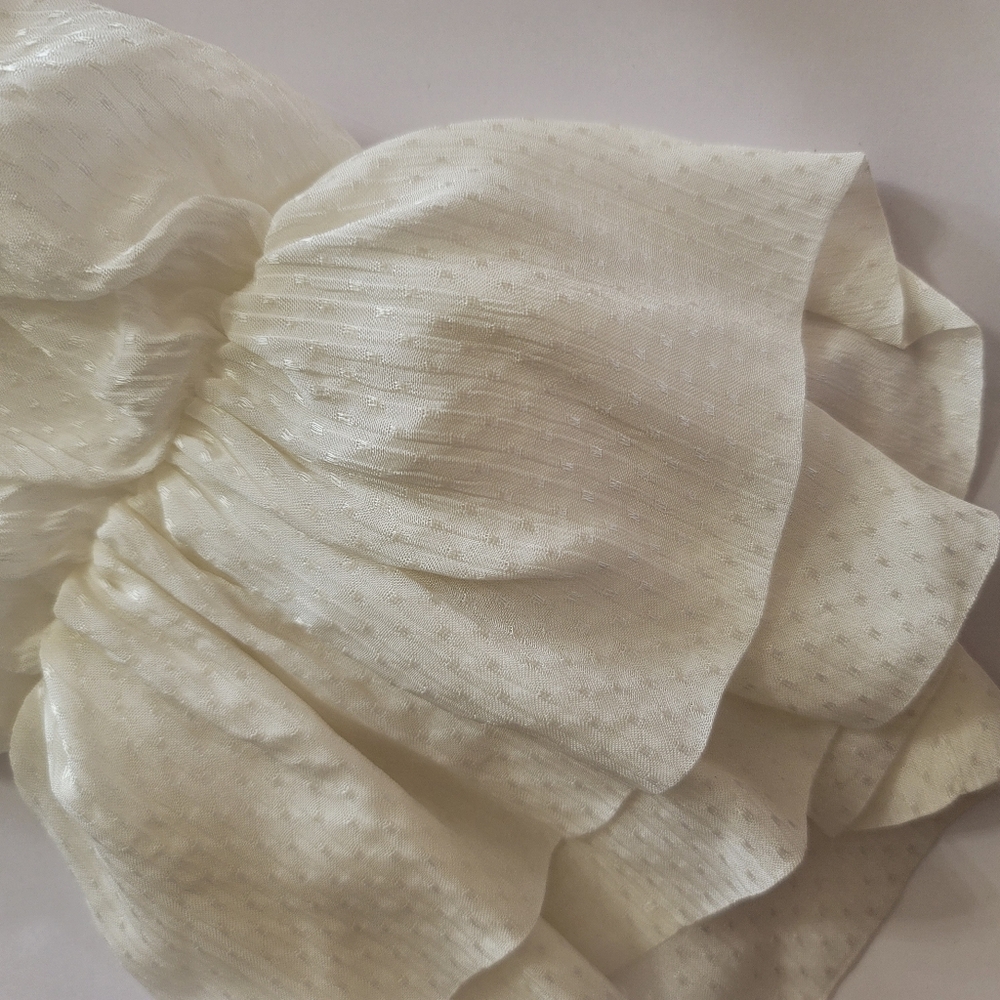 Rosae Paris Le Delaunay Smocked Blouse Ruffled Wrists Meringue, French Romantic - Picture 13 of 15